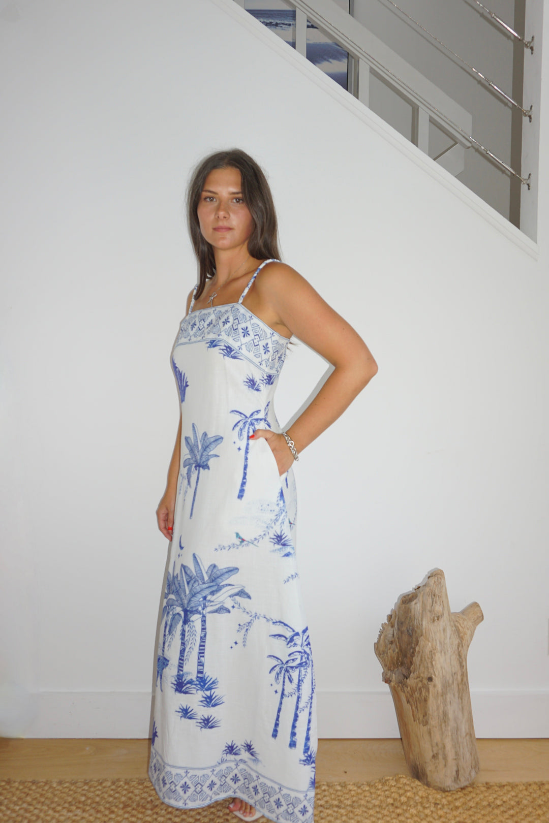 Lydia Tube Dress in Sahara Print