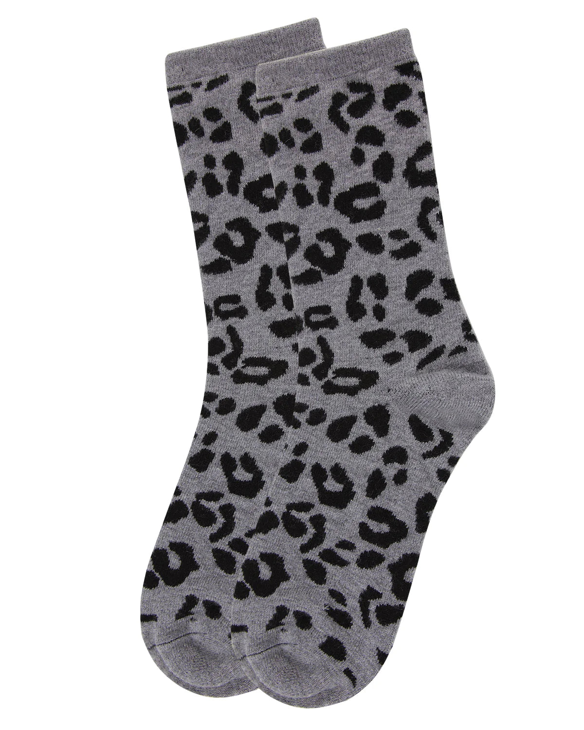 Animal Lovers Print Cashmere Crew Socks