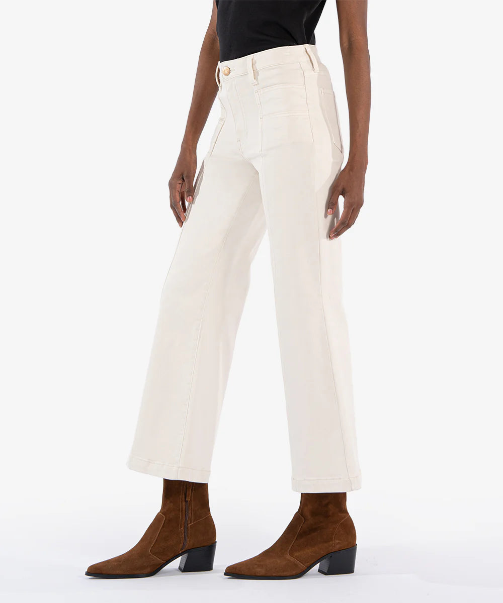 Meg High Rise Wide Leg Denim Pants