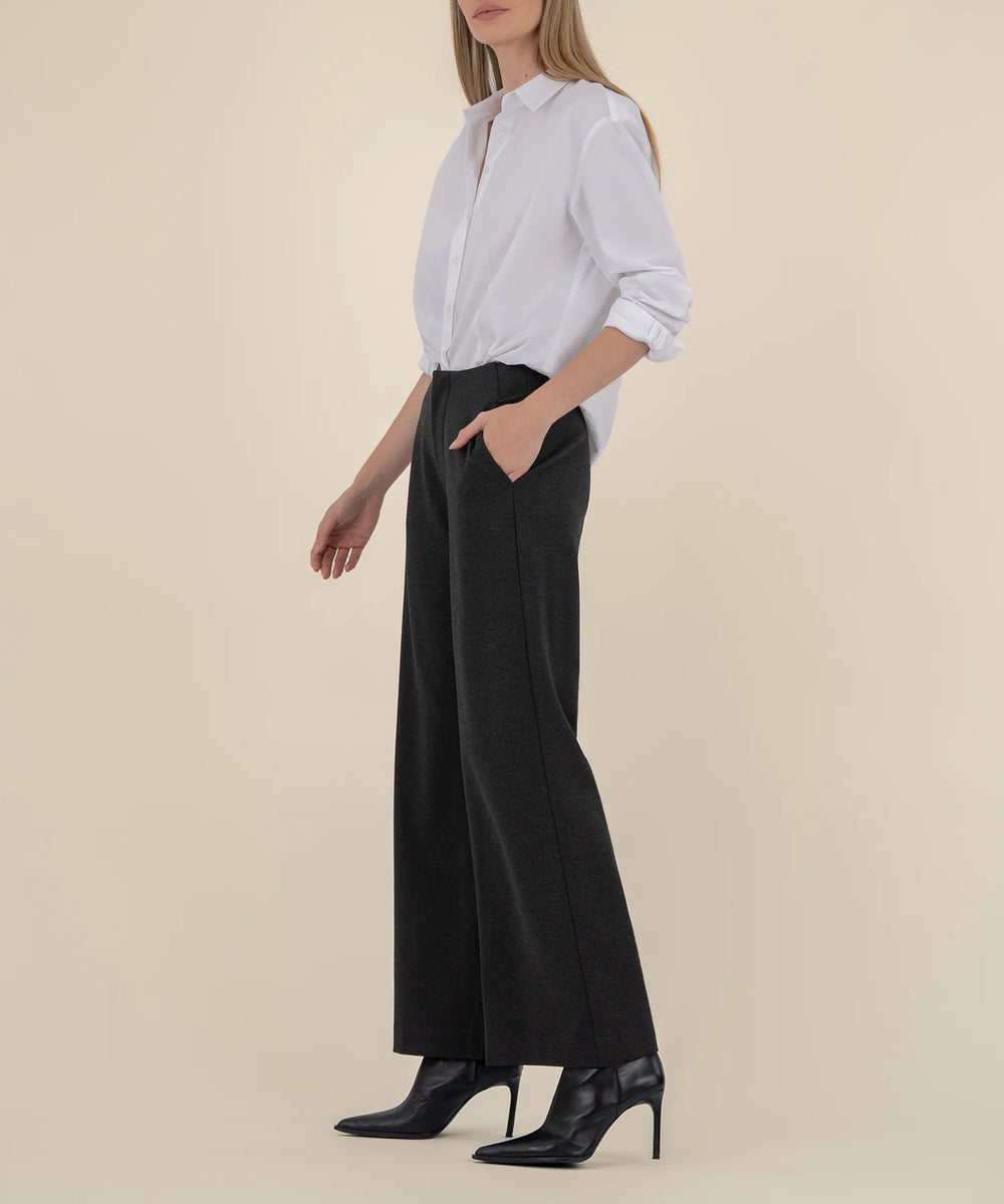 Meg Ponti High Rise Wide Leg Trouser from KADOU Boutique
