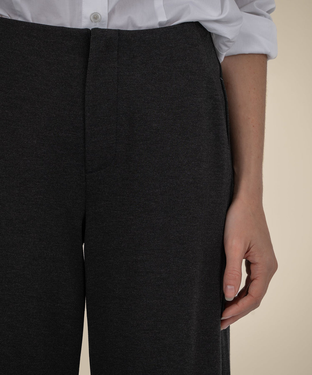 Meg Ponti High Rise Wide Leg Trouser