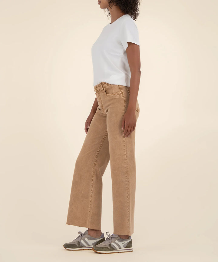 Meg High Rise Fab Ab Wide Raw Hem
