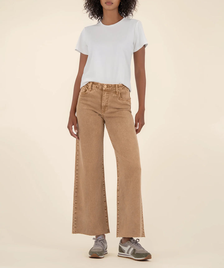 Meg High Rise Fab Ab Wide Raw Hem