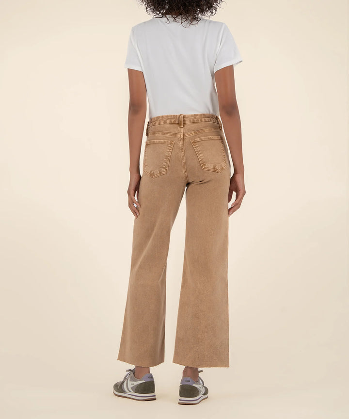 Meg High Rise Fab Ab Wide Raw Hem