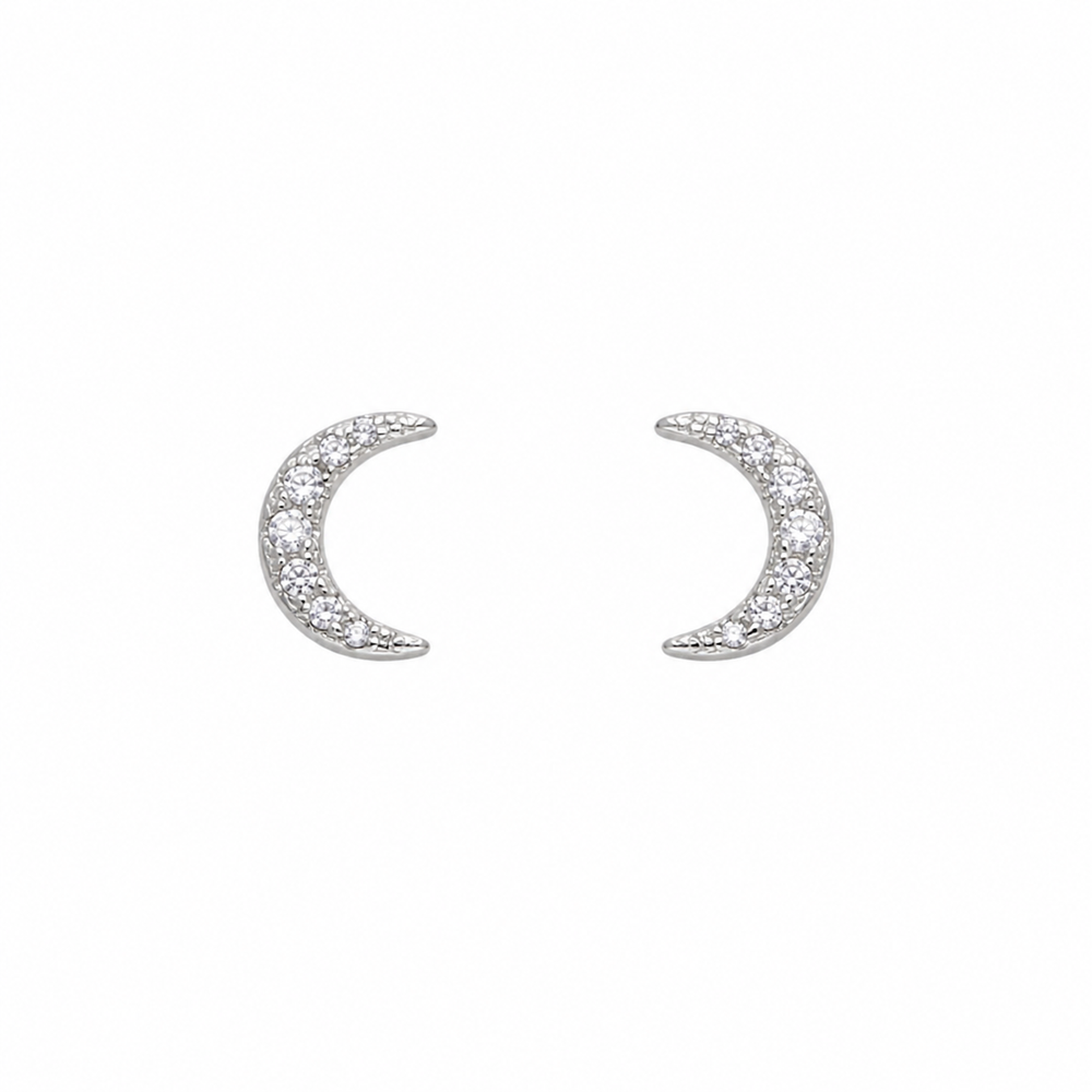 Moon Studs from KADOU Boutique