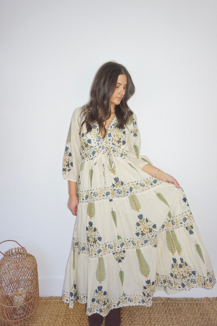 Orley Dress in Navy Victorian
