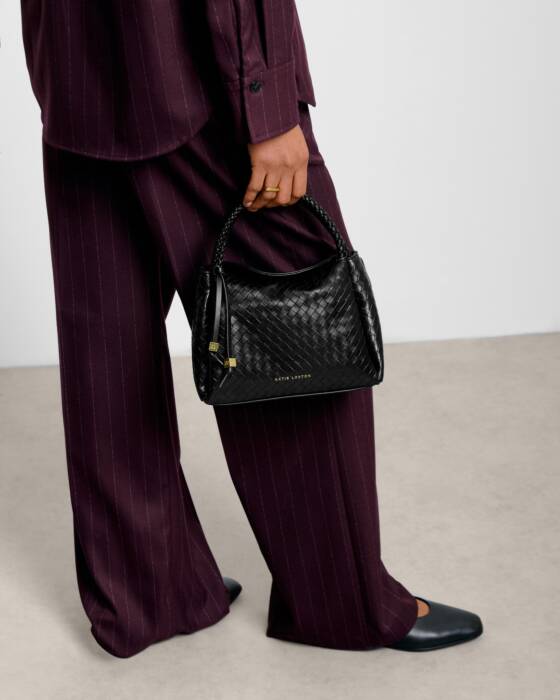 Nova Woven Top Handle Bag