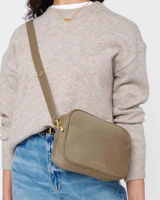 Nylon-Luxe Crossbody Bag