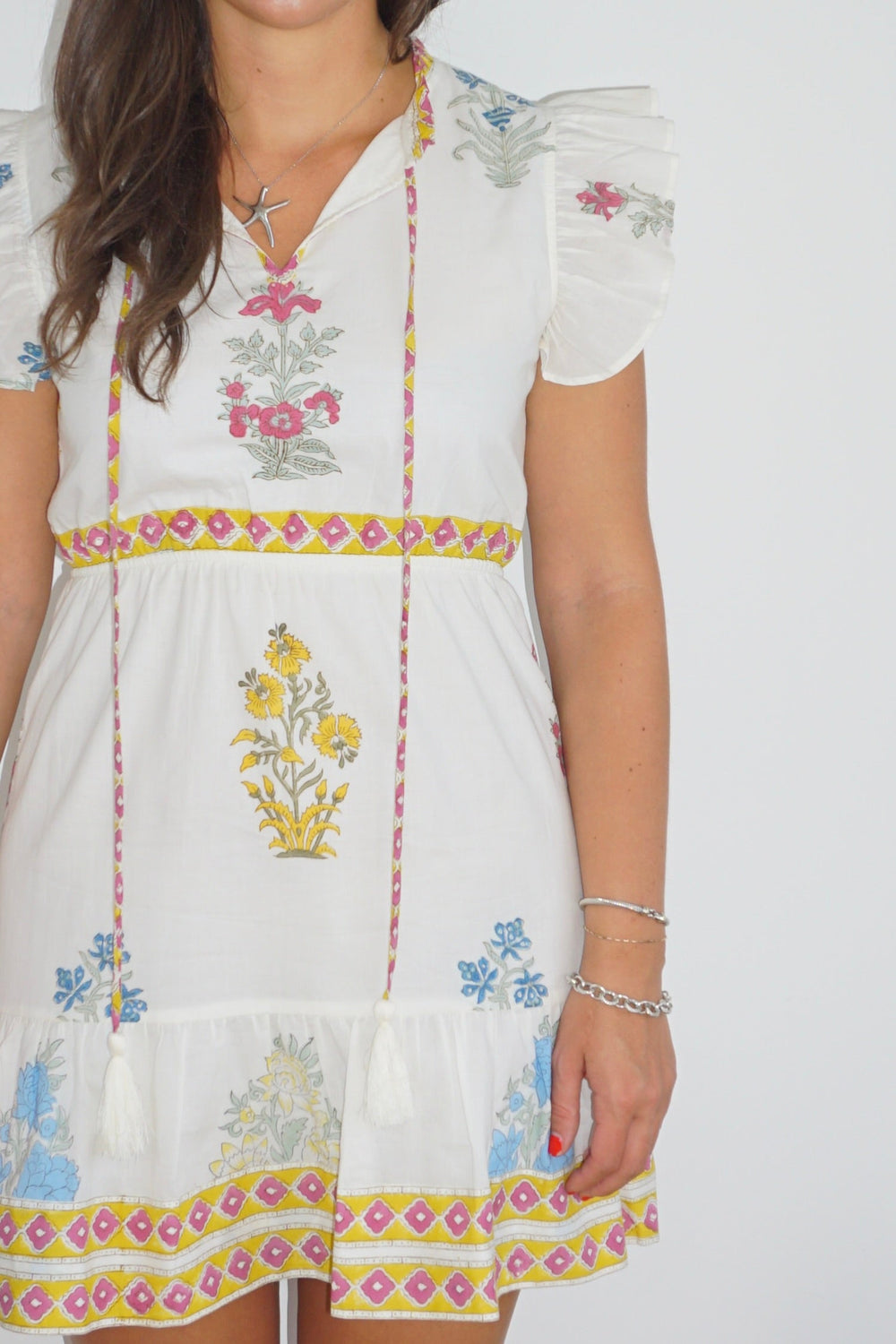 Opal Dress in Mixed Print Floral from KADOU Boutique