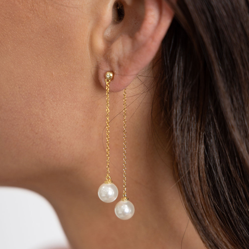 Xana Double Pearl Dangle from KADOU Boutique