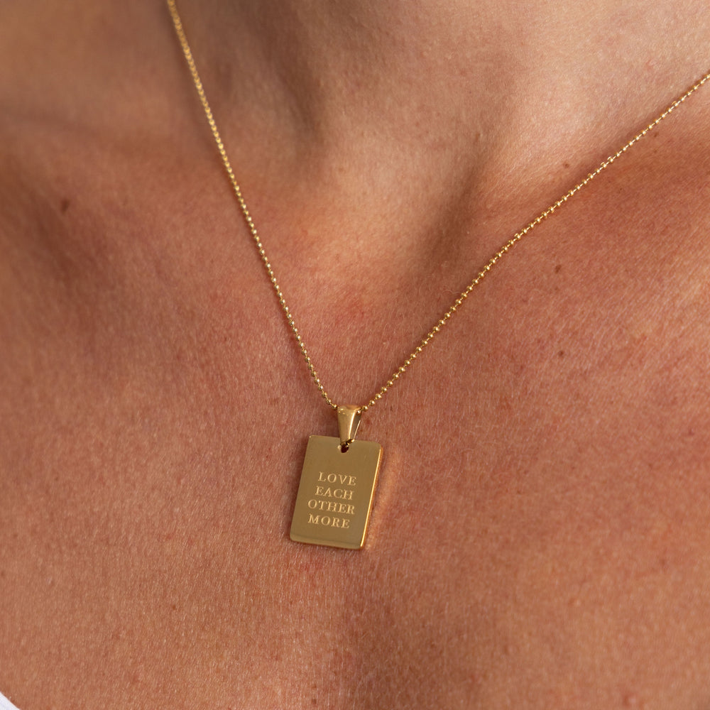 Love Each Other More Necklace from KADOU Boutique