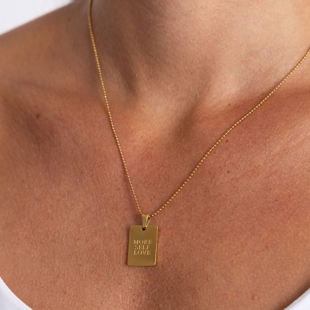 More Self Love Necklace from KADOU Boutique