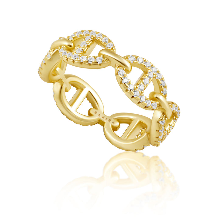 Pave Rosie Link Ring