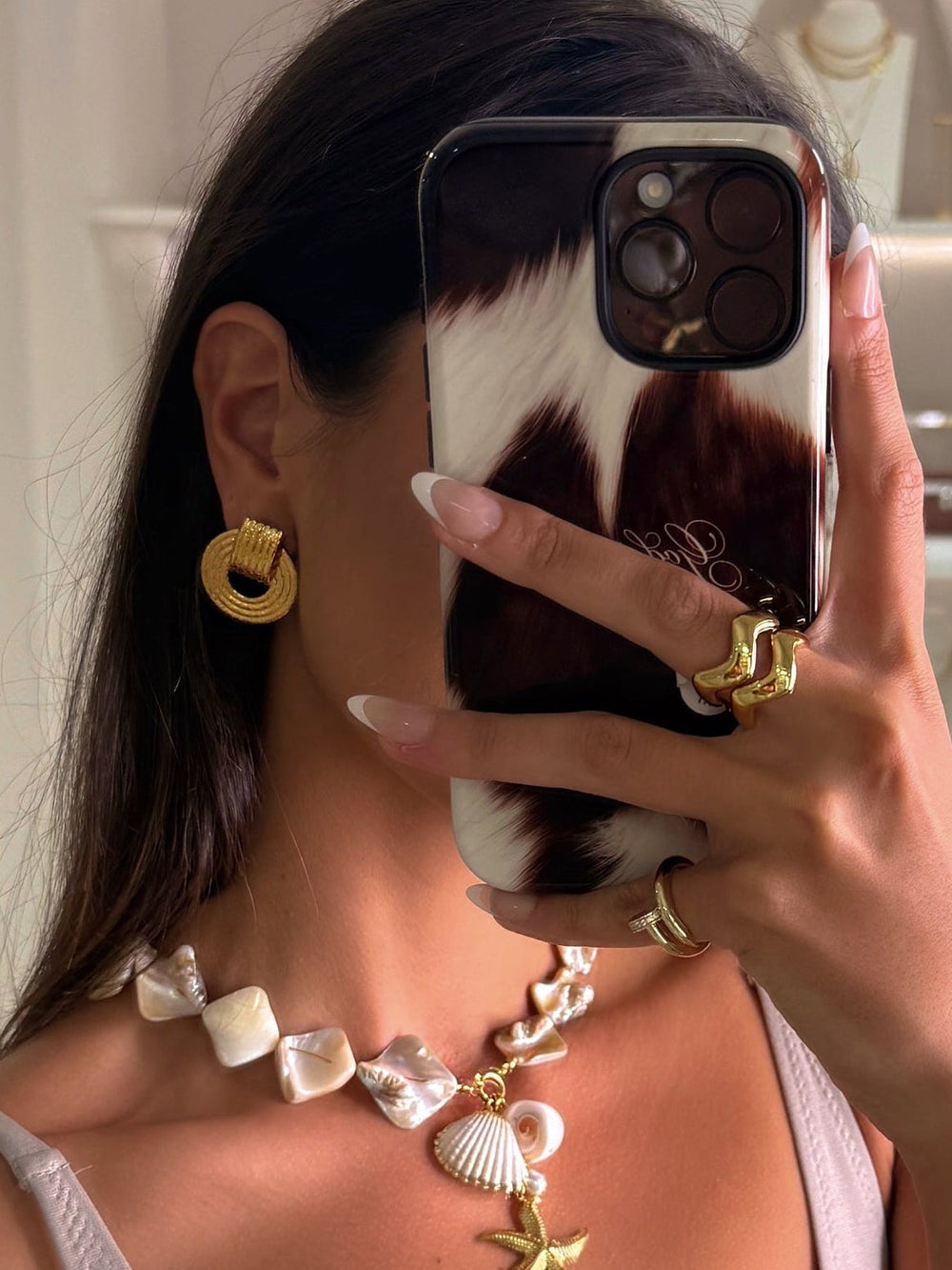 Carmela Doorknocker Earrings from KADOU Boutique
