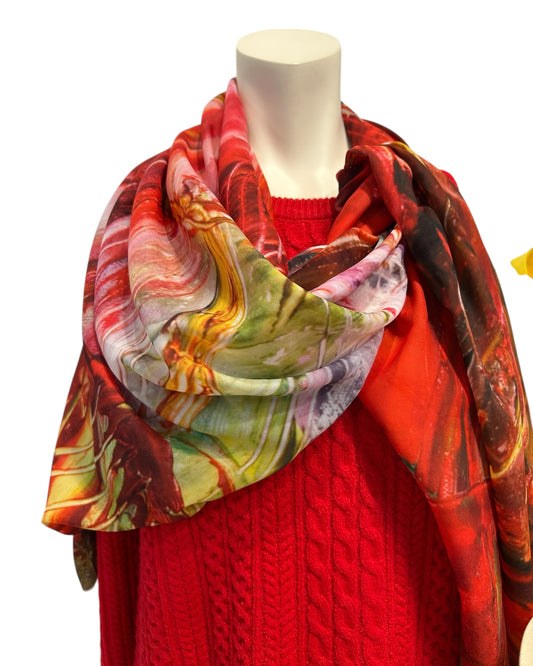 Original Art Oversized Scarves