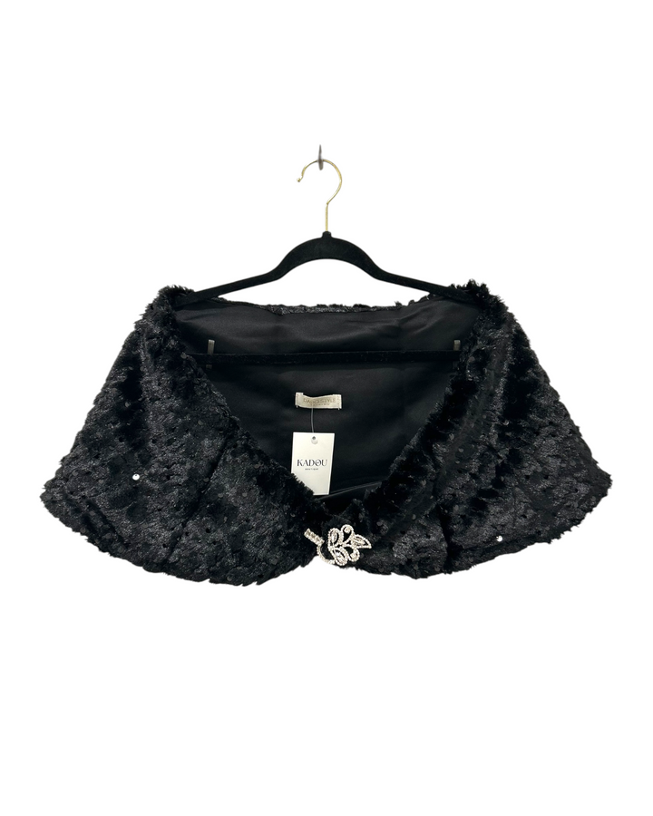 Faux-Fur Shrug