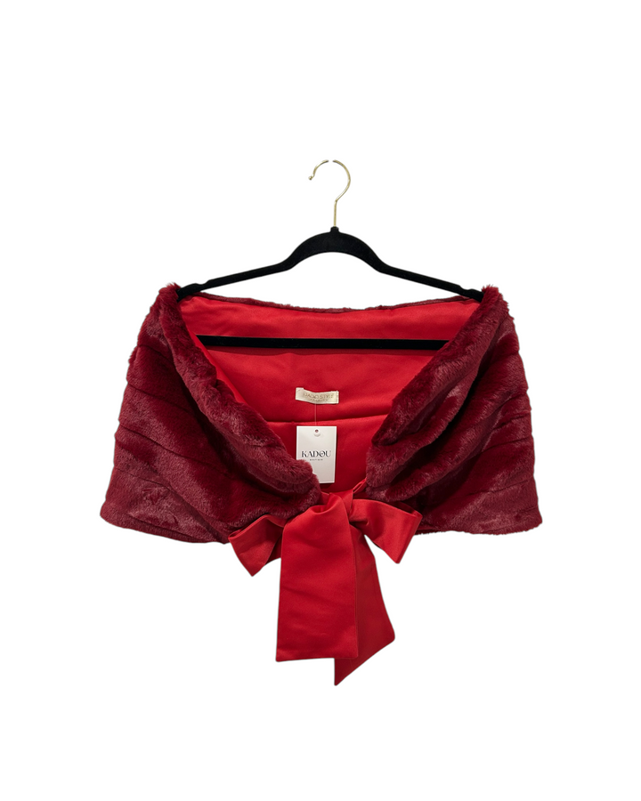 Faux-Fur Shrug