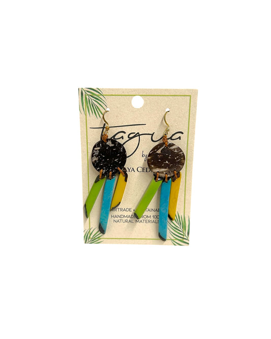 Tagua Achira Earrings