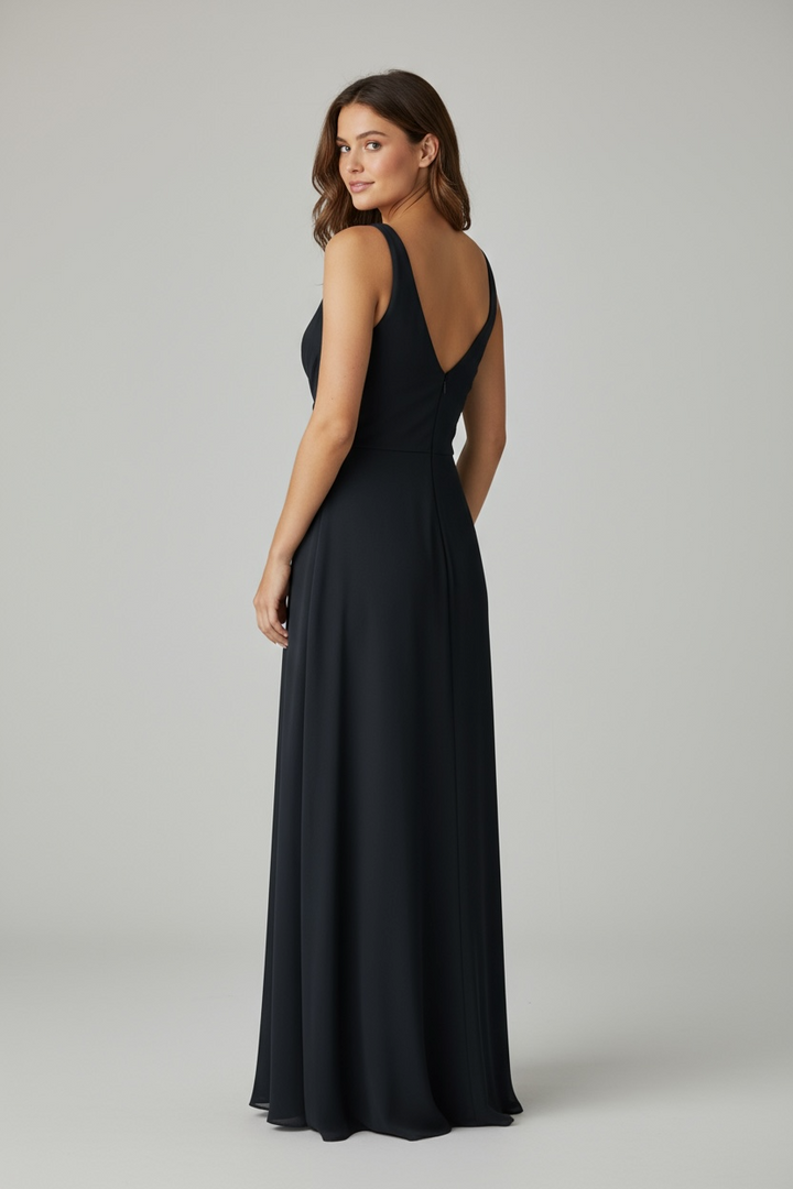 Julia Pleated Long Dress