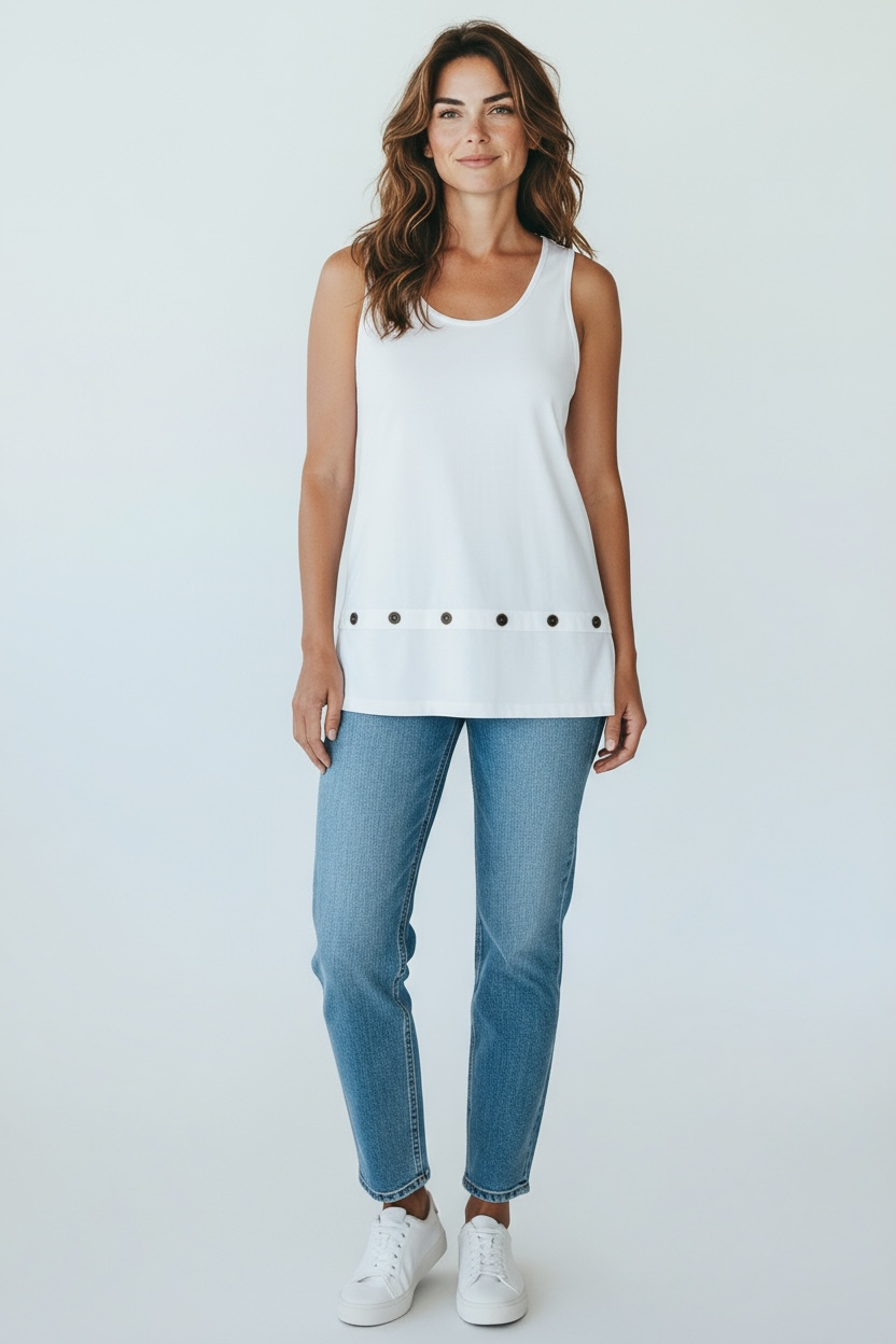 Button Trim Tank