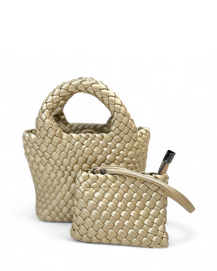 Braided Clutch with Pouch