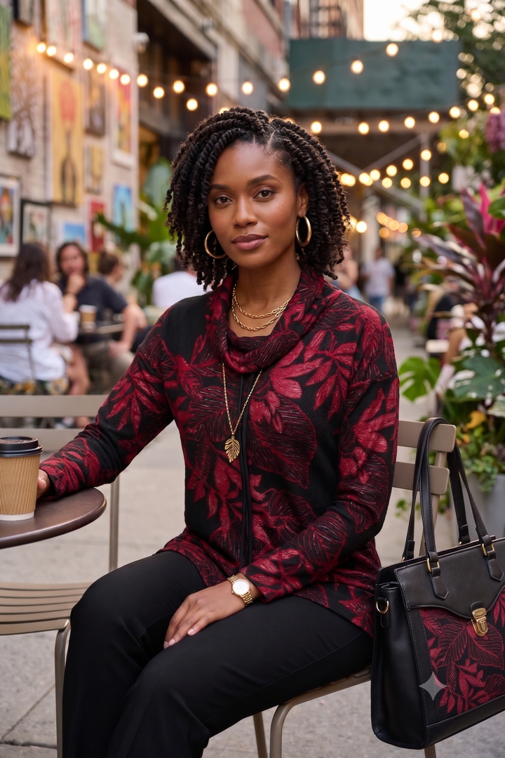 Picadilly Drawstring Neck Top