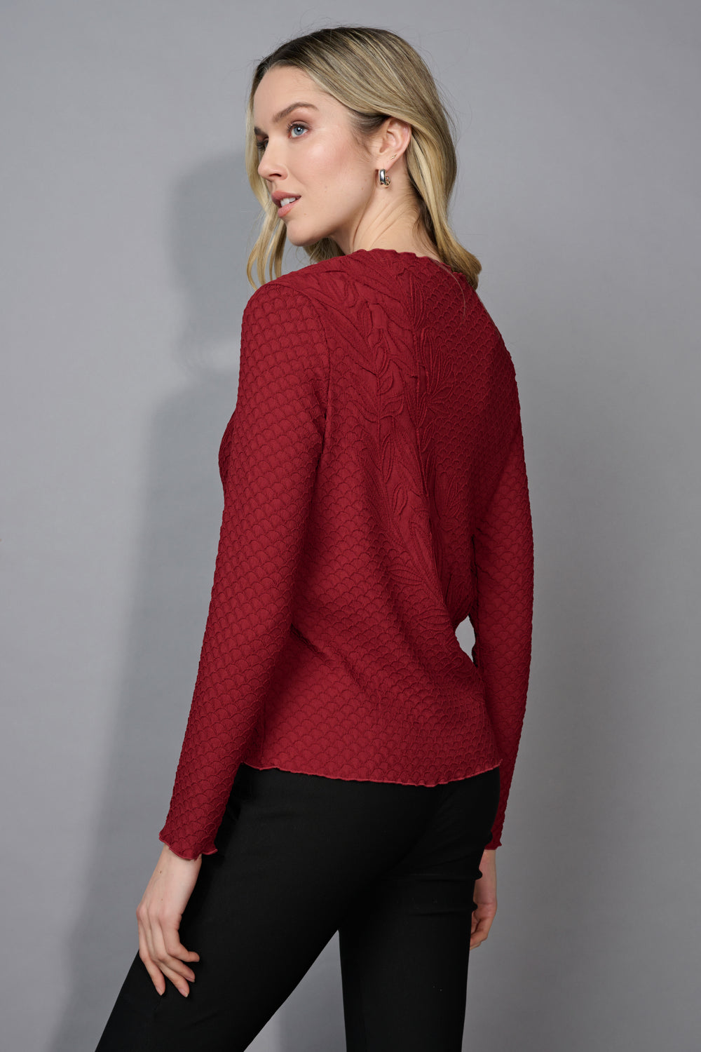 Picadilly Pleated Leaf Top from KADOU Boutique
