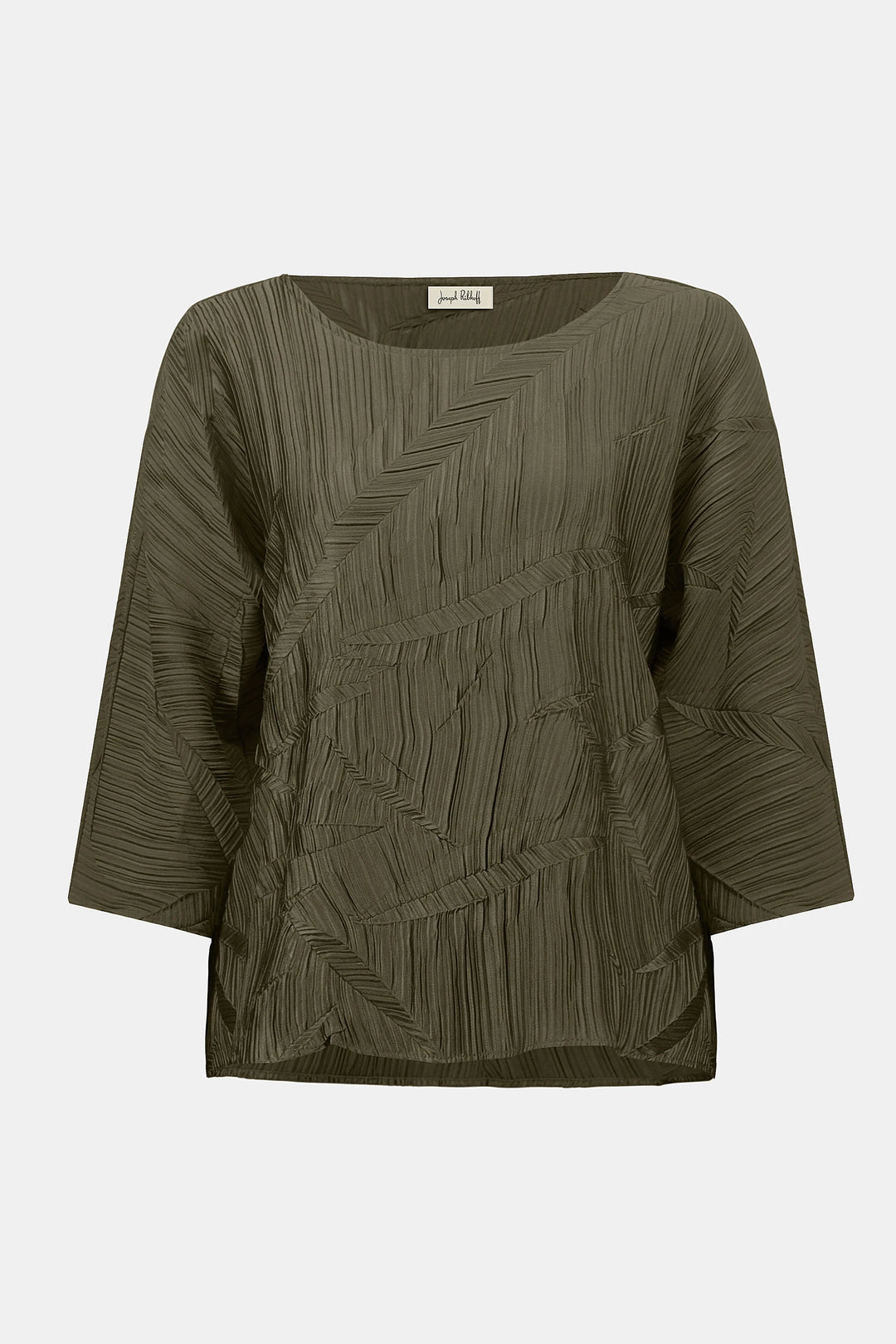 Pleated Satin Boxy Top - 253002-3380