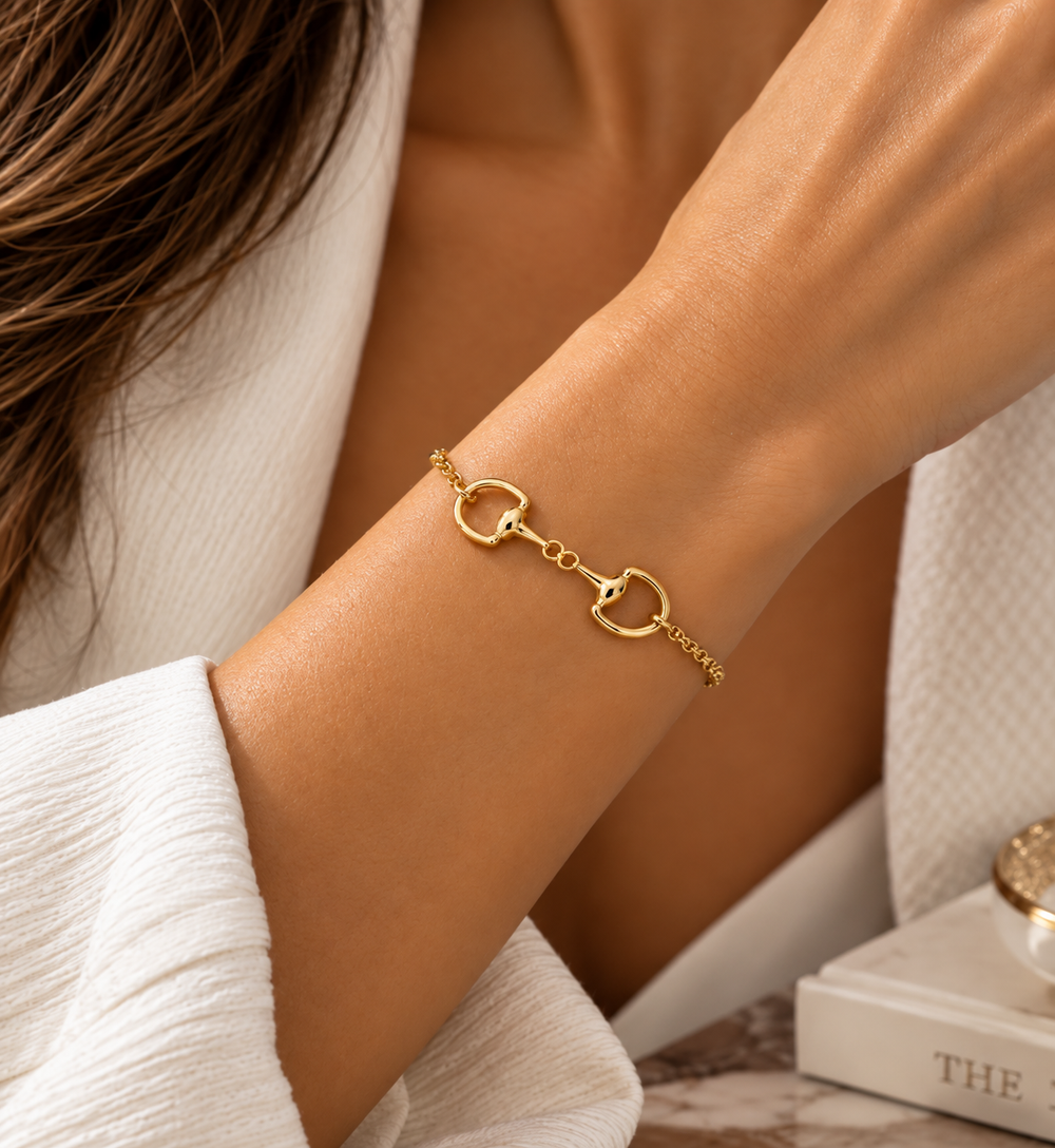 Polo Link Horse Bit Bracelet from KADOU Boutique