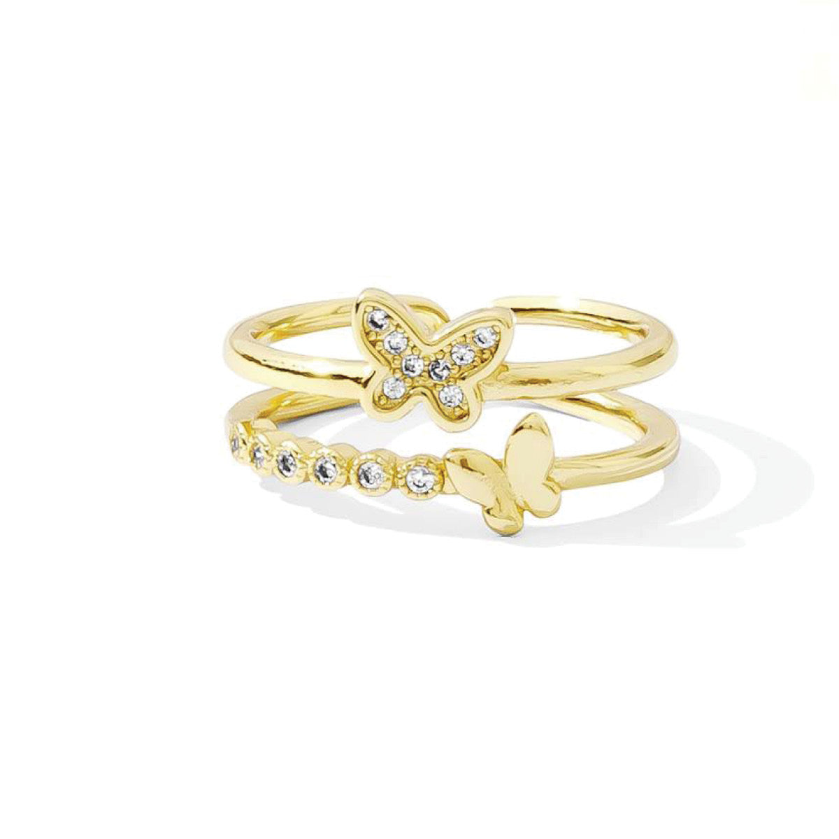 Pave Butterfly Ring