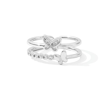 Pave Butterfly Ring