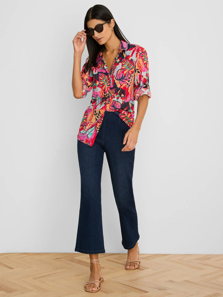 Kauai Garden Cotton Crinkle Shirt
