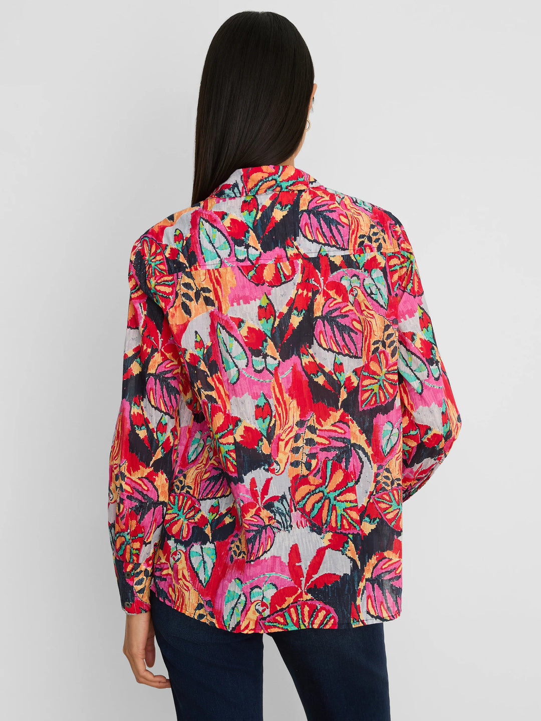 Kauai Garden Cotton Crinkle Shirt