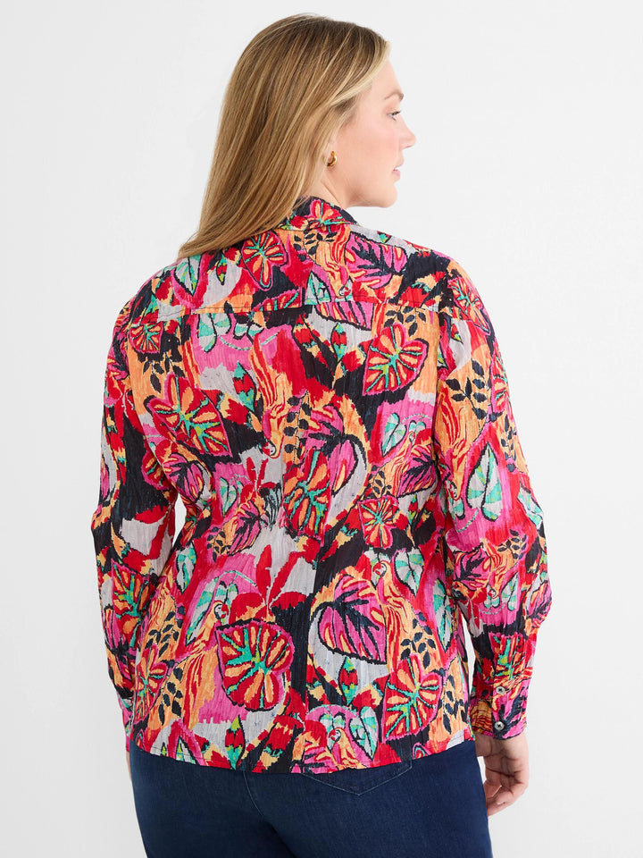 Kauai Garden Cotton Crinkle Shirt