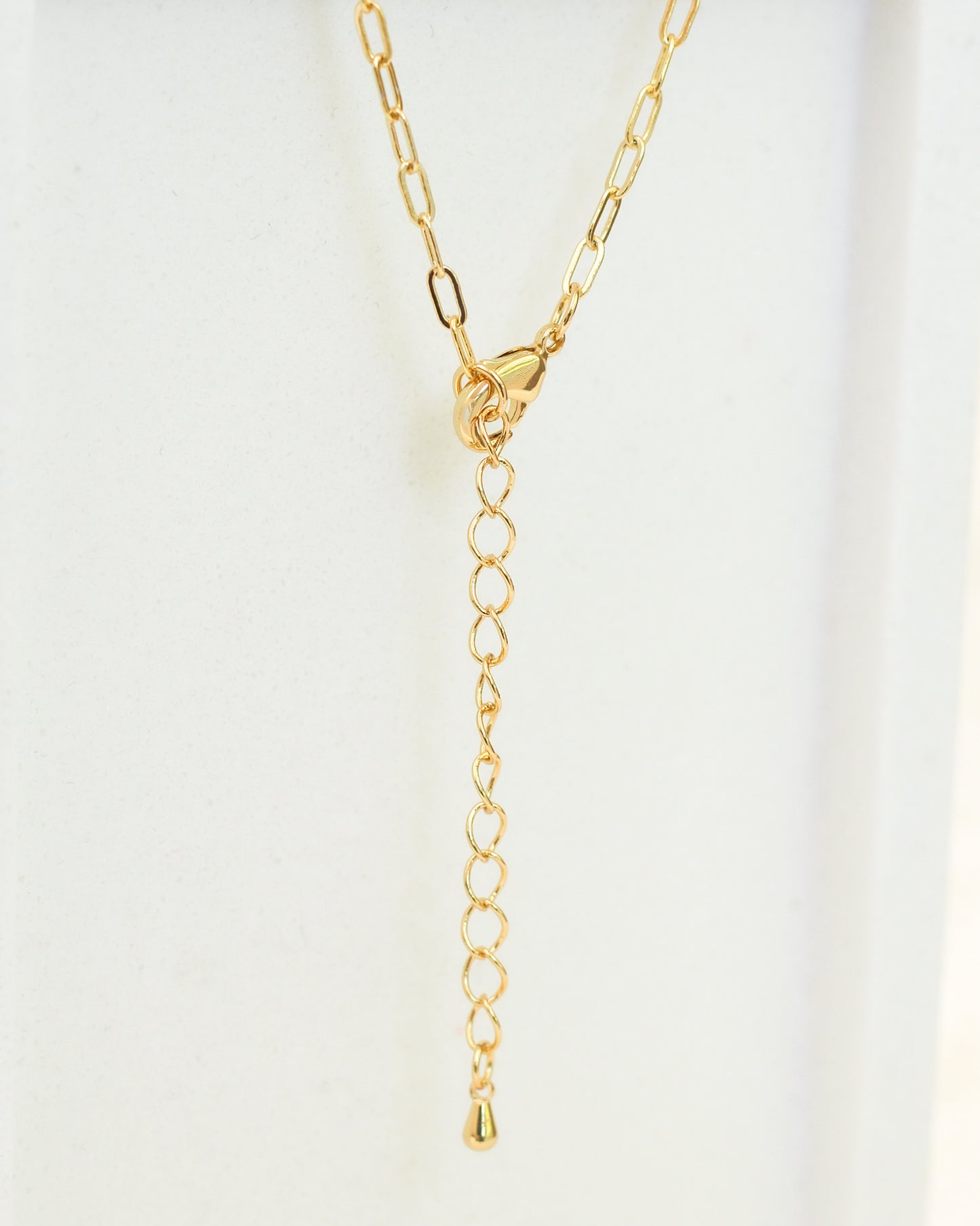 Dainty Pearl Link Chain Necklace