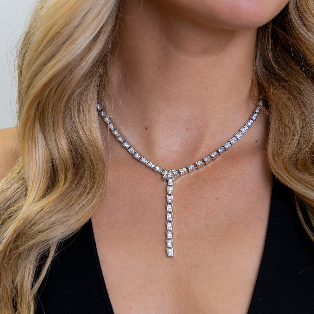 Trina Snake Lariat from KADOU Boutique