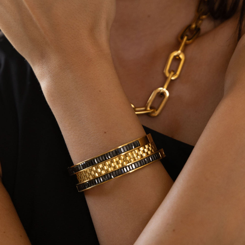 Watch Band Bangle from KADOU Boutique