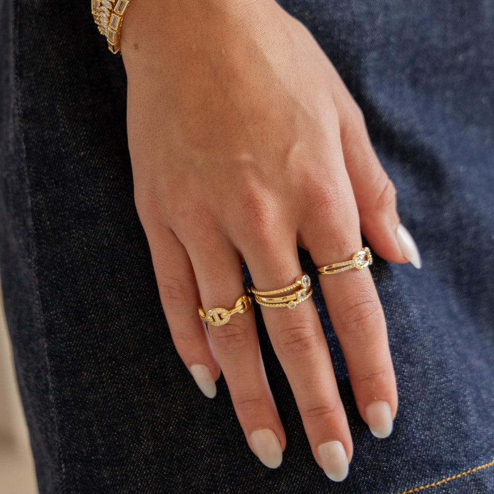 Leslie Ring Stack from KADOU Boutique
