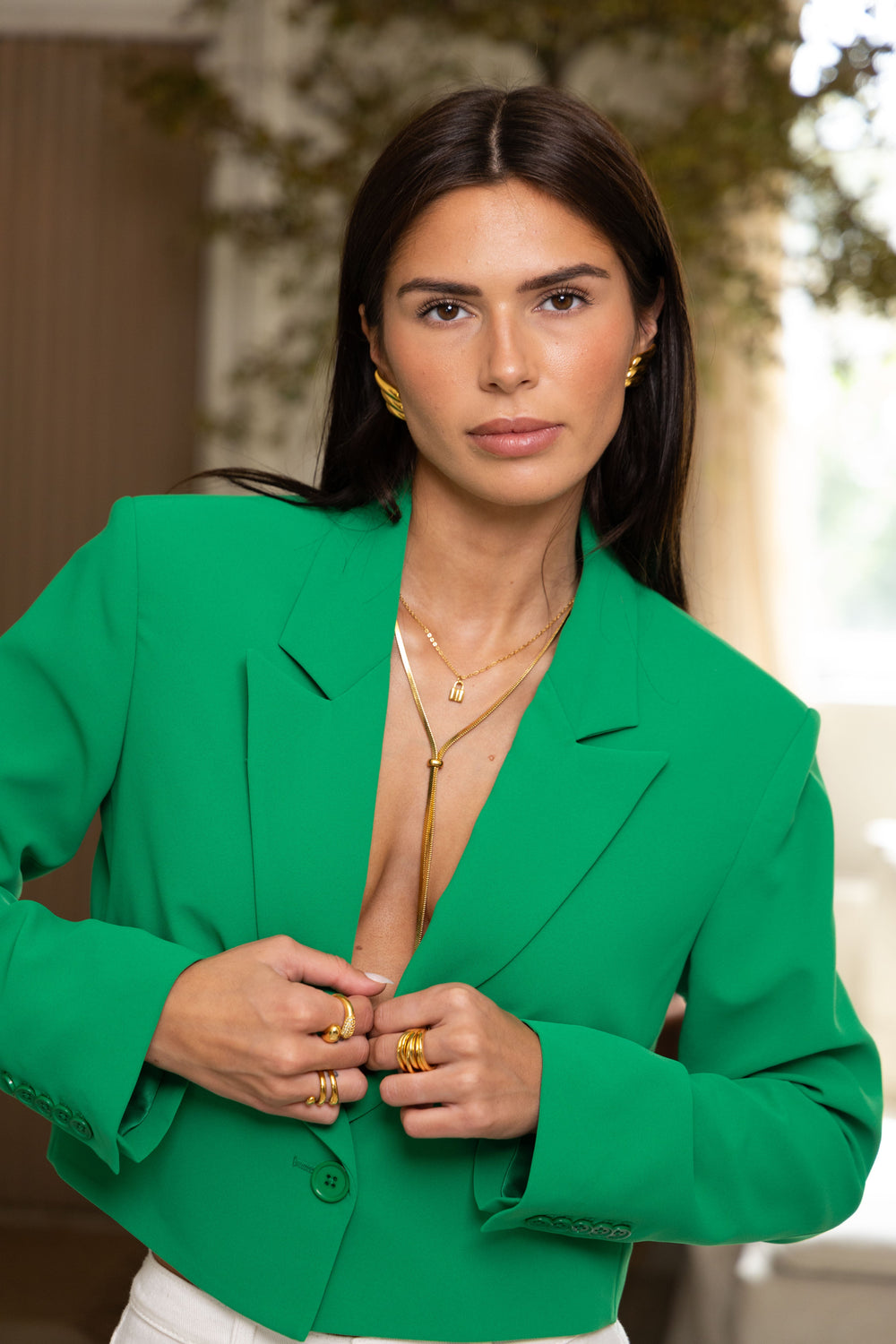 Dorit Snake Chain Lariat from KADOU Boutique