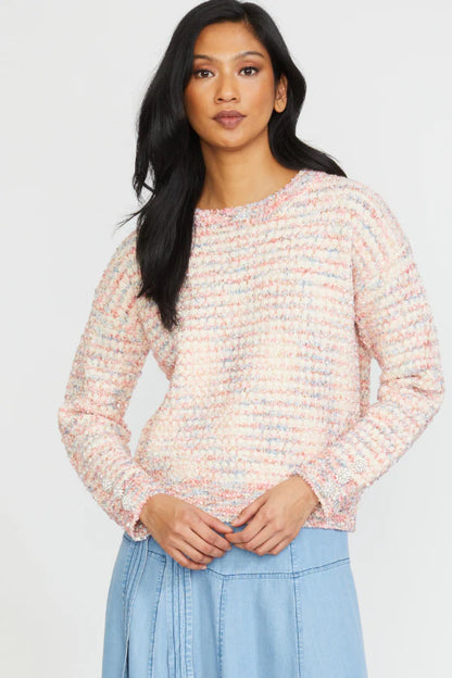 Jewel Button Pullover