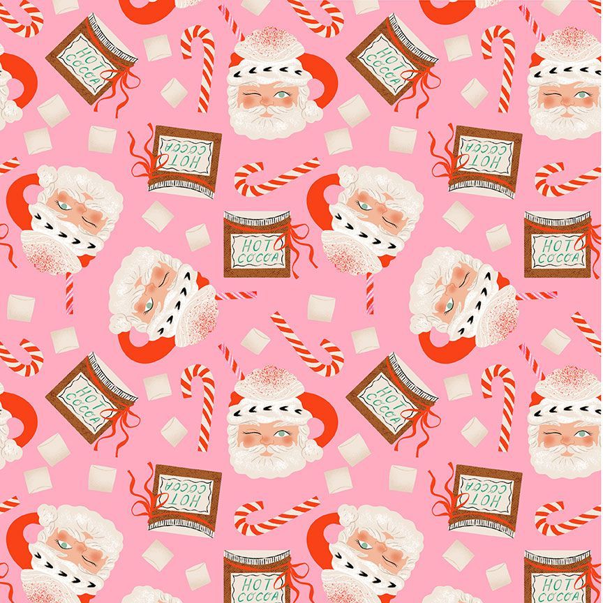 Santa Mugs Skater Skirt from KADOU Boutique