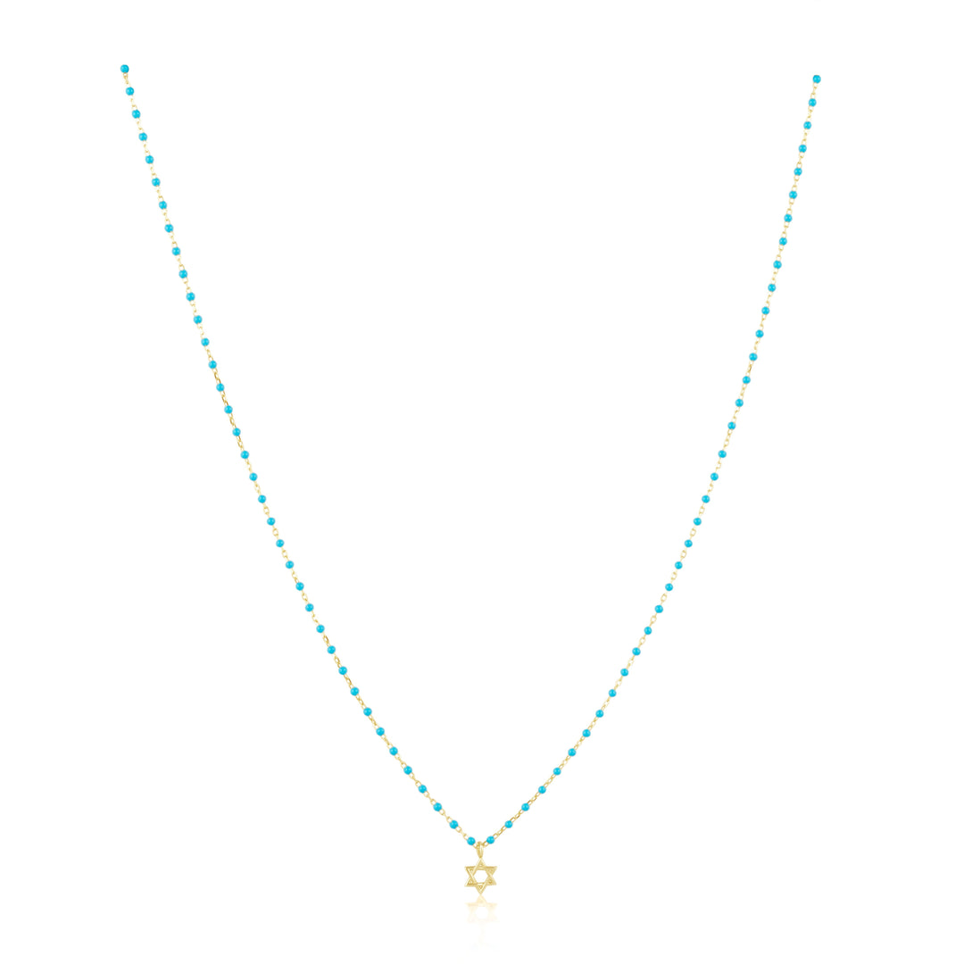 Elsa Mini Star of David Turquoise