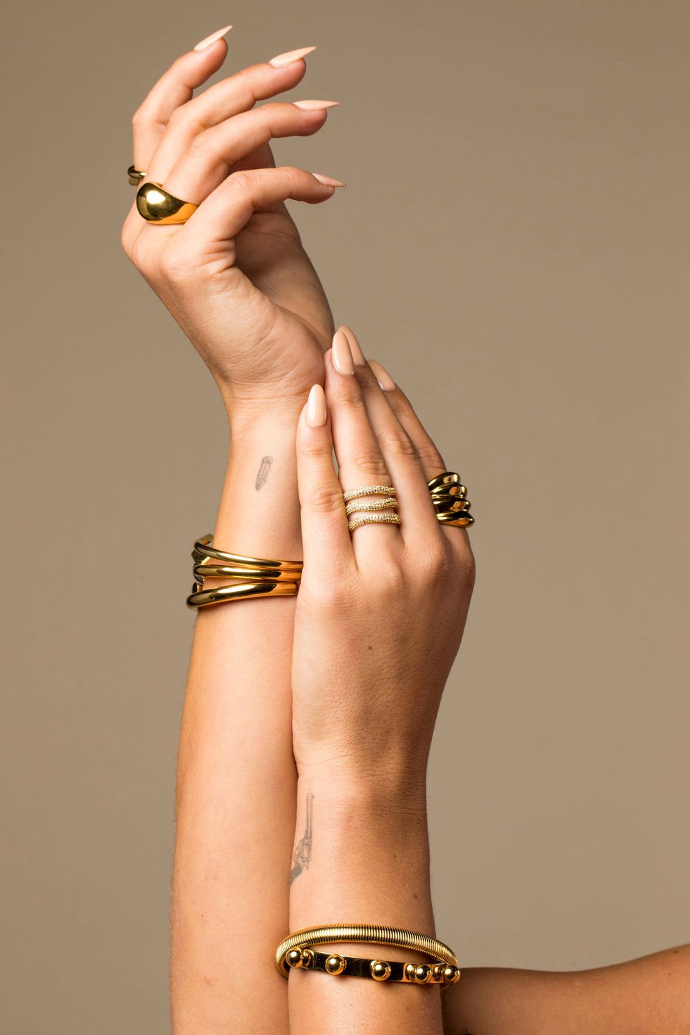 Elle Pave Ring from KADOU Boutique