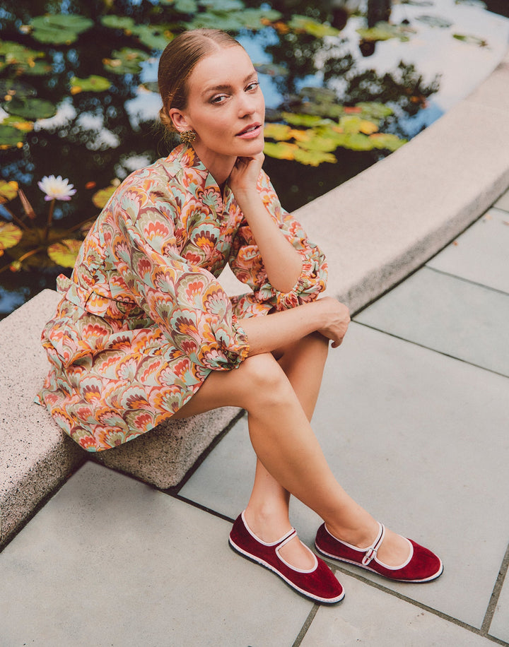 Mestiza X Santm Mary Jane Furlane Bordeaux from KADOU Boutique