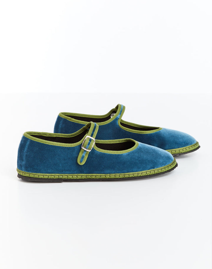Mestiza X Santm Mary Jane Furlane Blue from KADOU Boutique