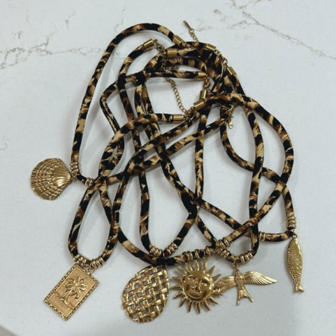 Sardine Cord Necklace from KADOU Boutique