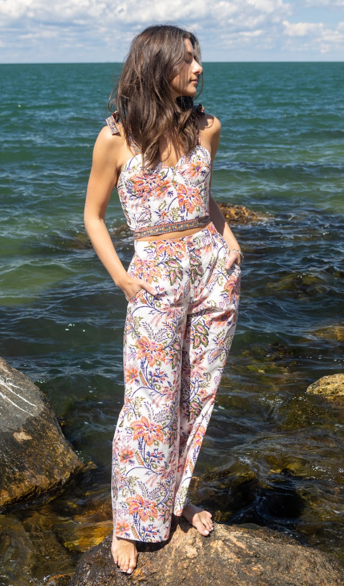 Ollie Trouser - Jaipur Print from KADOU Boutique