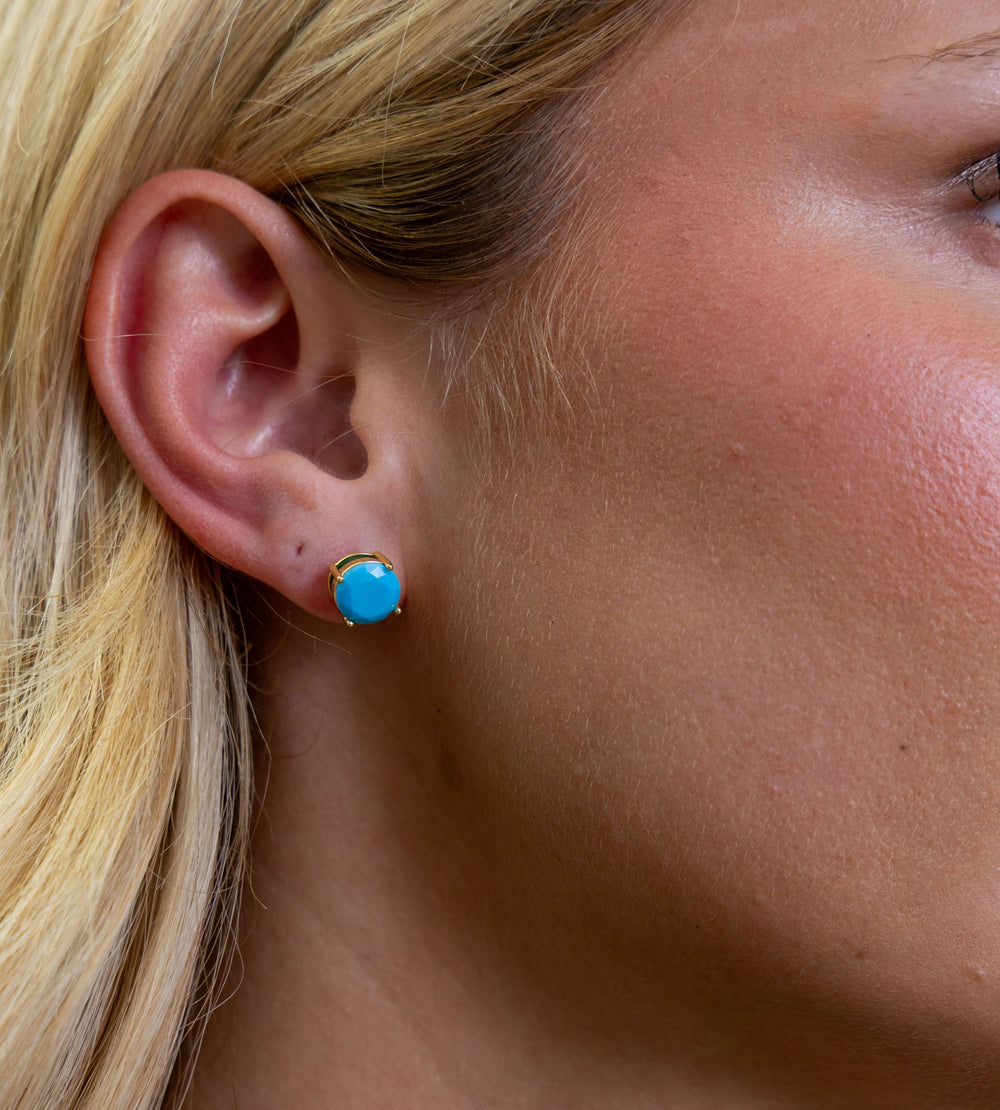 Incanto Studs Turquoise from KADOU Boutique