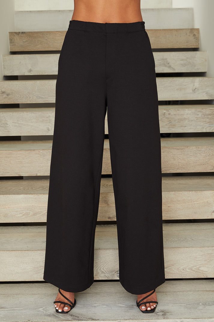 Viscose Structured Soft Pants