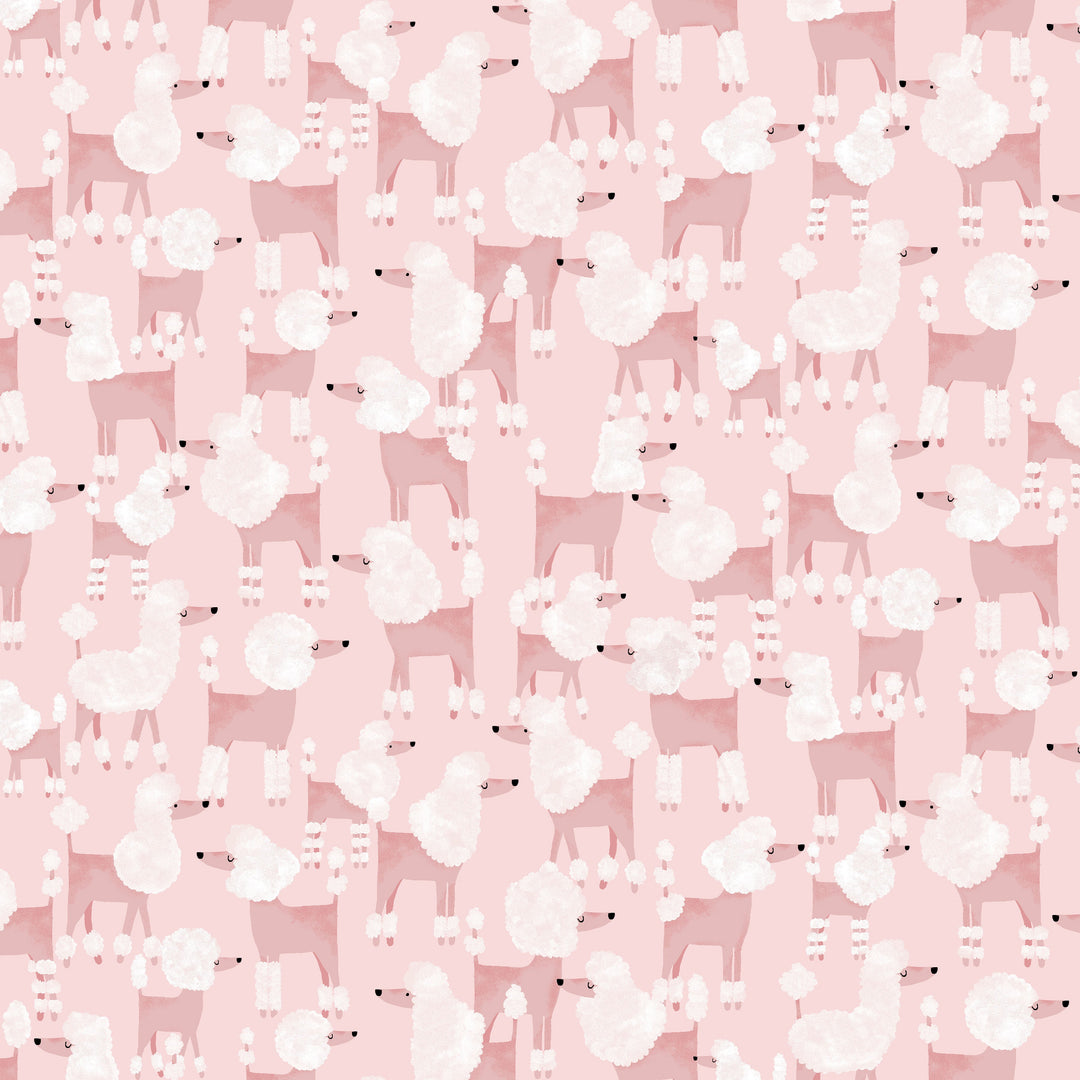 Pink Poodles Fit &amp; Flare Dress